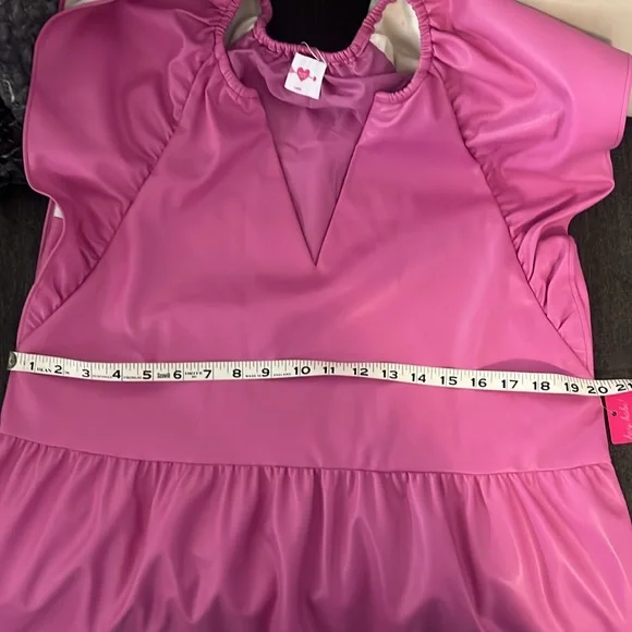 Buddy Love Dress pink faux leather size L - Picture 8 of 10